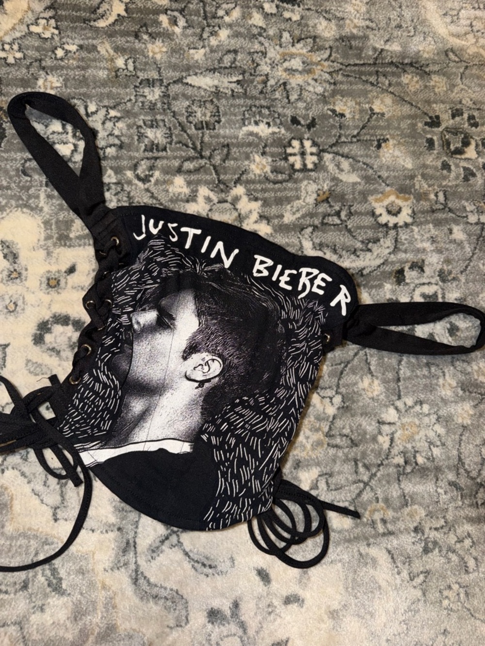 Vintage Iamkoko.la Justin Bieber corset Coachella weekend2